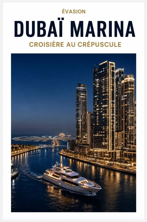 Activité Dubai à Dubai Marina avec croisière au crépuscule