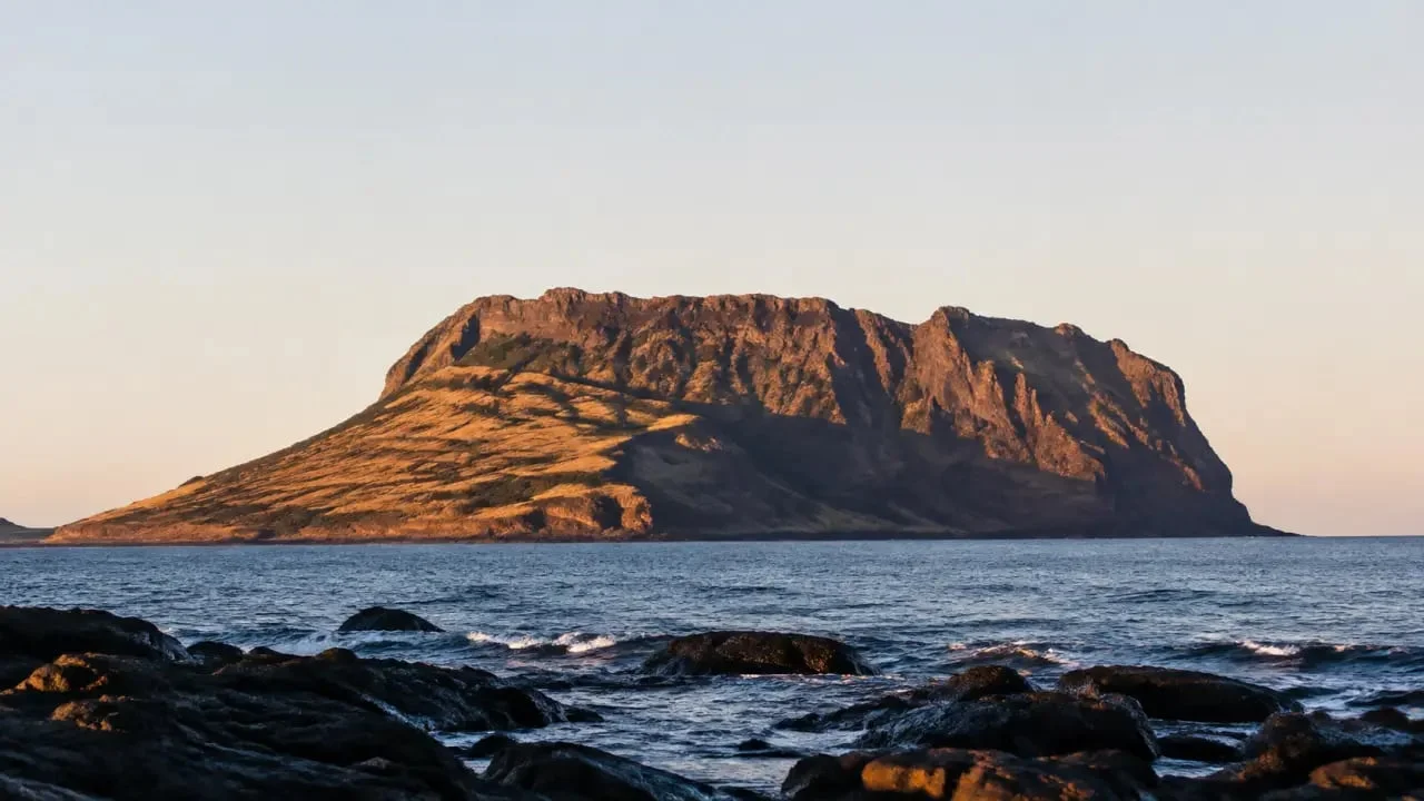 Seongsan Ilchulbong sur la côte est de Jeju